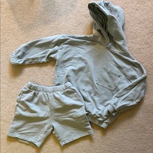 H&M Hoodie and Shorts Set